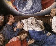GOES, Hugo van der The Death of the Virgin (detail) Germany oil painting artist